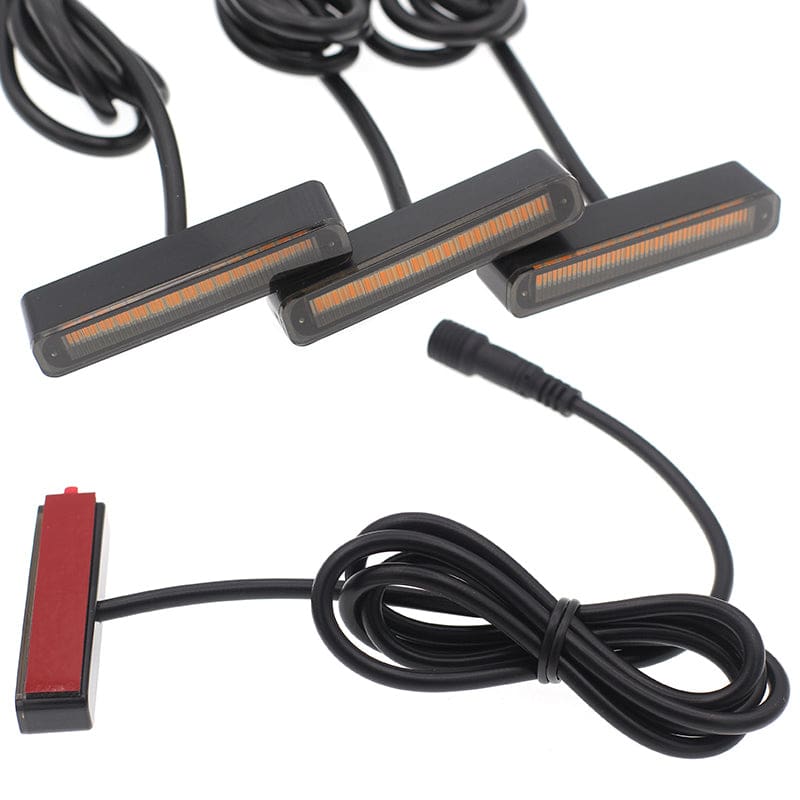 Universal LED Front Grille Lights for Trucks – Amber or White, Easy Install

