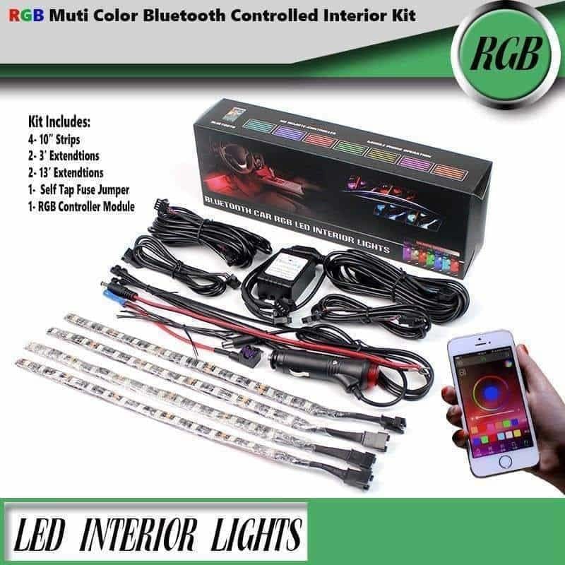 Britech Accessory Led Module RGB LED Strip | Car Interior Lights | Kit | Multicolor – Underground ...